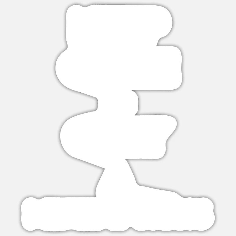 Keep Calm its only a midlife crisis Sticker size S (10 x 10 cm)