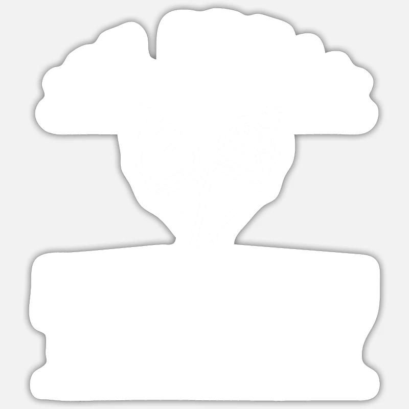 Eiscreme Eis lecker Waffel essen Geschenk Sticker Größe S (10 x 10 cm)