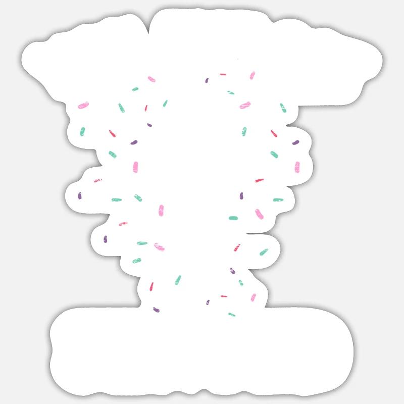 Eiscreme Eis Sonne Sommer Geschenk Idee Sticker Größe S (10 x 10 cm)