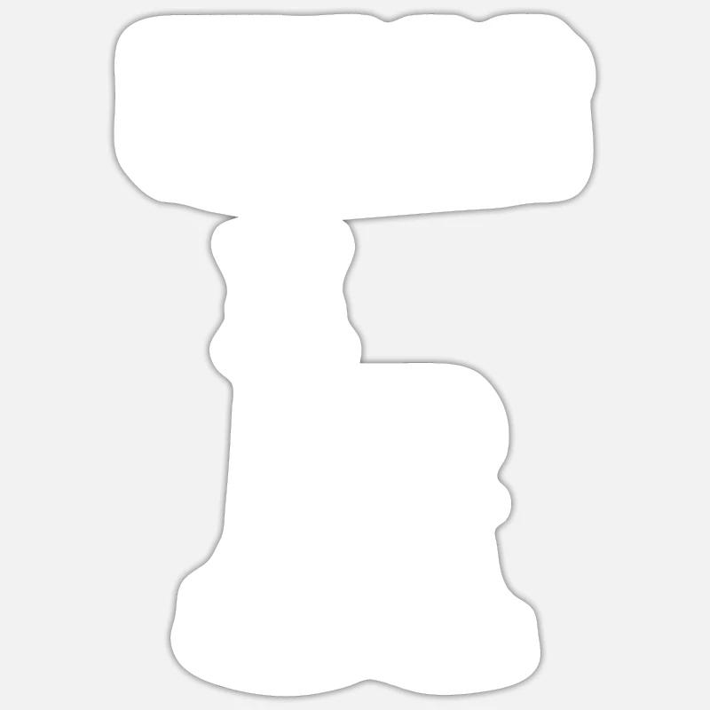 Chess - Chess - Chessmen - Game - Sticker size S (10 x 10 cm) - white matte
