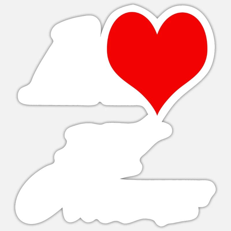 Jeg elsker min ejer BDSM underdanig Slave Slave Sticker størrelse S (10 x 10 cm)