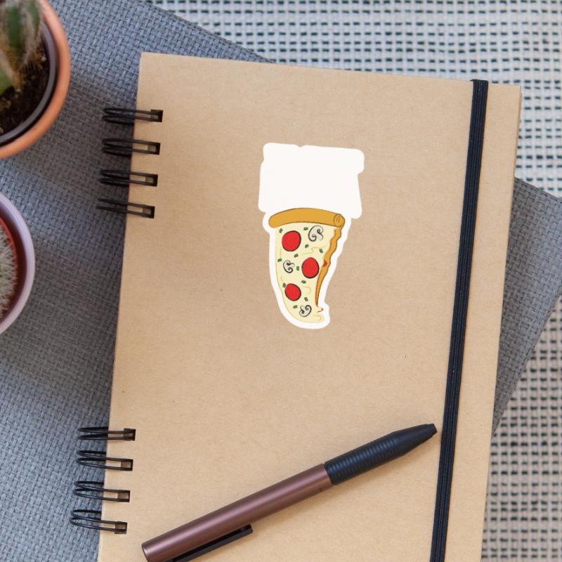 Will Code For Pizza - Funny Programmer Slogan Sticker size S (10 x 10 cm)
