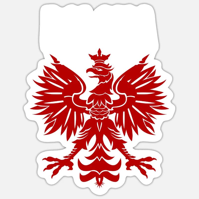 Polska Eagle Sticker taille S (10 x 10 cm)