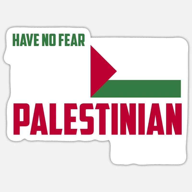 Palästina - Sticker Größe S (10 x 10 cm) - Mattweiß