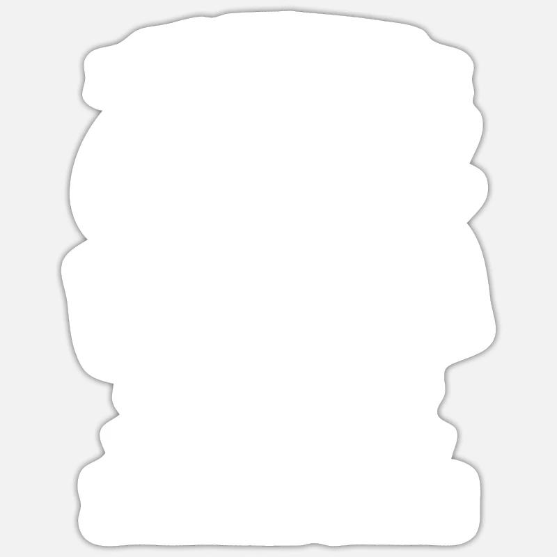 Onkel = Komplize? - Geschenk Sticker Größe S (10 x 10 cm)