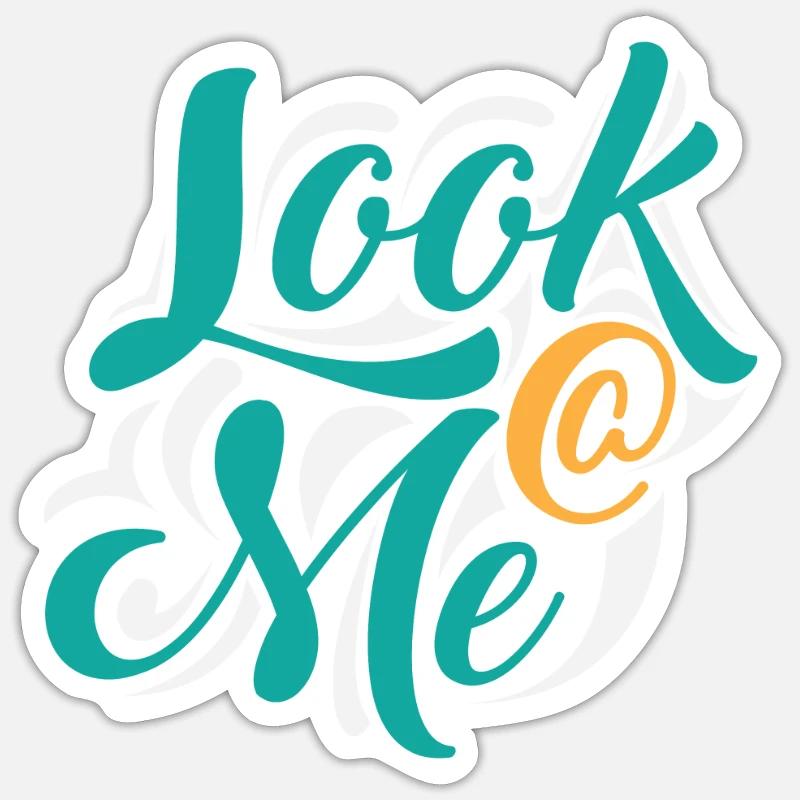 Model beauty glamor saying gift Sticker size S (10 x 10 cm)