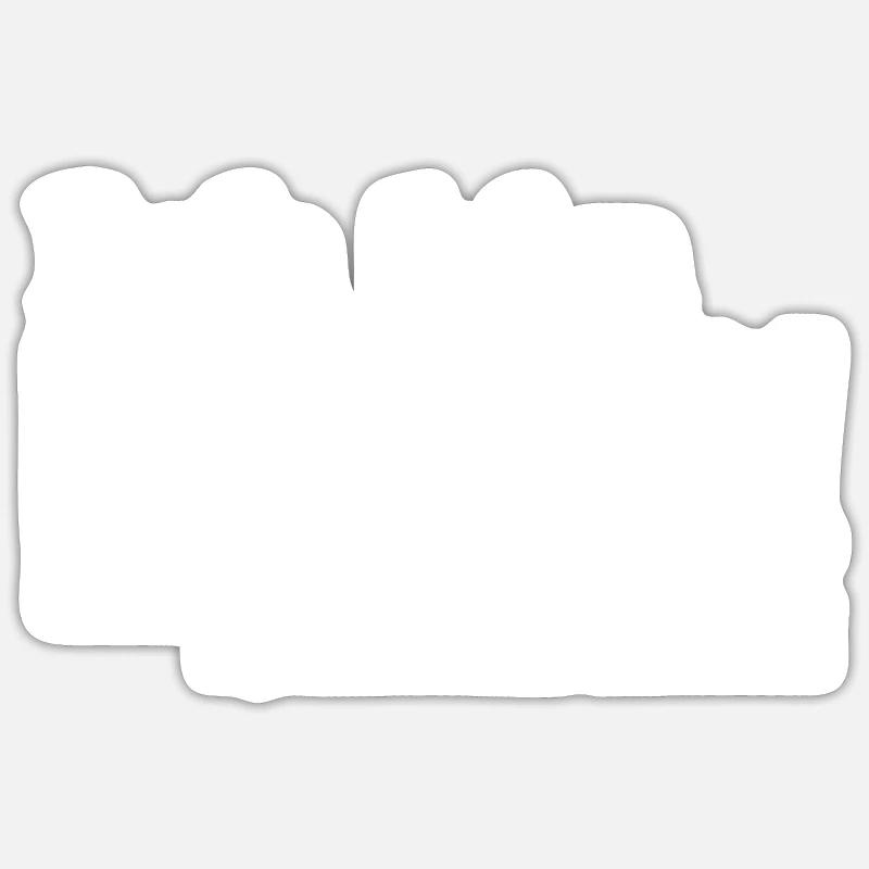 Je suis un enseignant - Sticker taille S (10 x 10 cm) - blanc mat