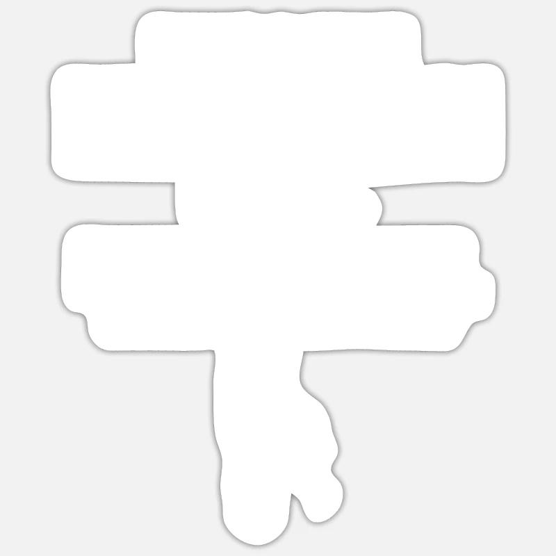 Sans escalade ? Impossible ! - Cadeau Sticker taille S (10 x 10 cm)