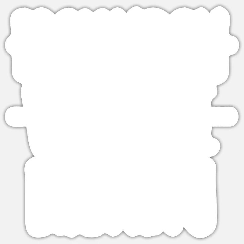 Freundin Verlobte durchgestrichen Ehefrau Heirat - Sticker Größe S (10 x 10 cm) - Mattweiß