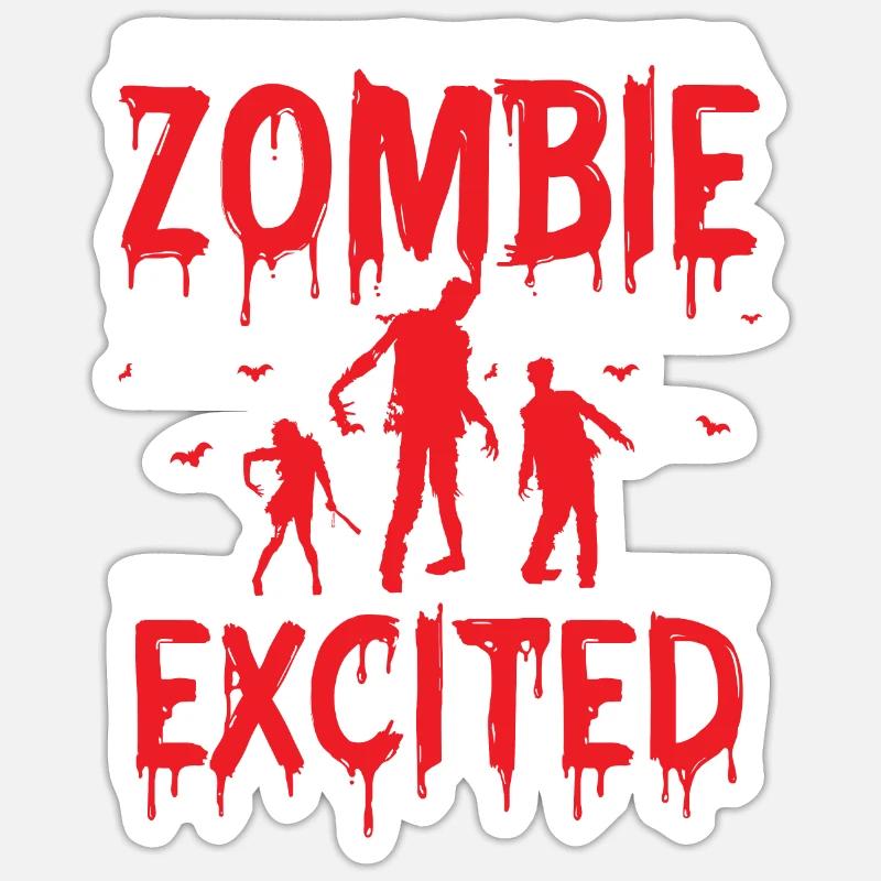 Zombie Apocalypse Sticker size S (10 x 10 cm)