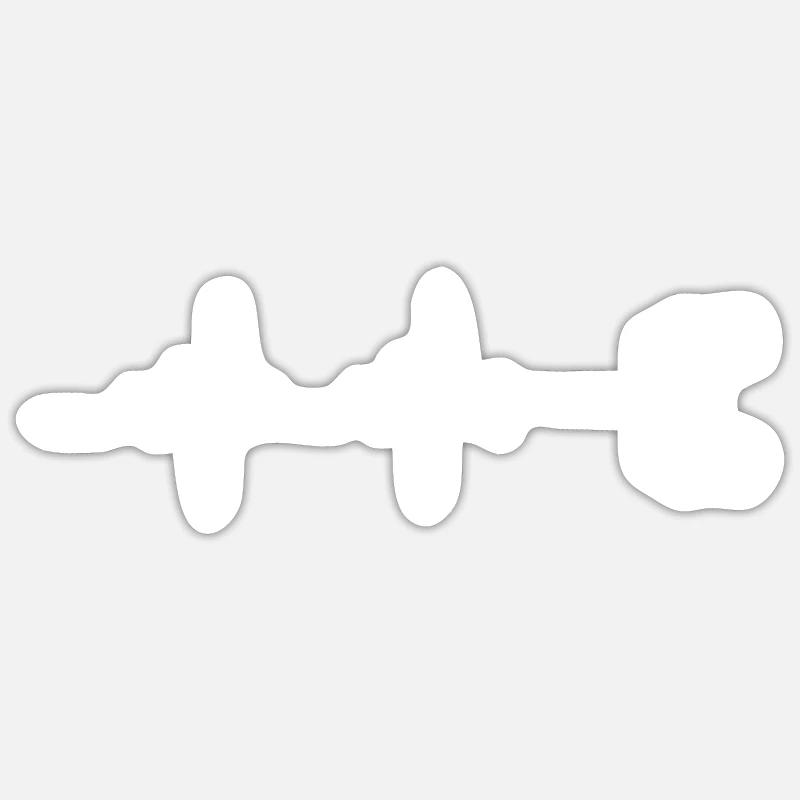 Kontroller Konsole Spiele zocken Geschenk PC Nerd - Sticker Größe S (10 x 10 cm) - Mattweiß