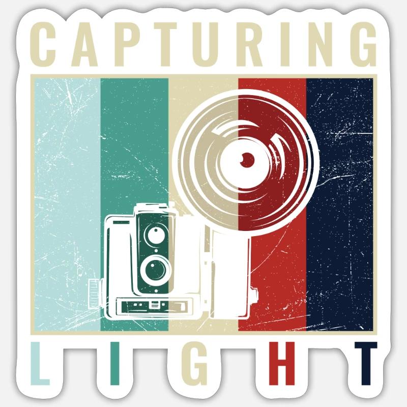 Capturing Light - paparazzi photo editor Sticker taille S (10 x 10 cm)