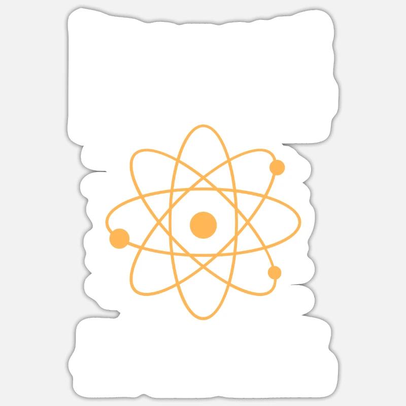 Physics Protons have mass - Sticker size S (10 x 10 cm) - white matte