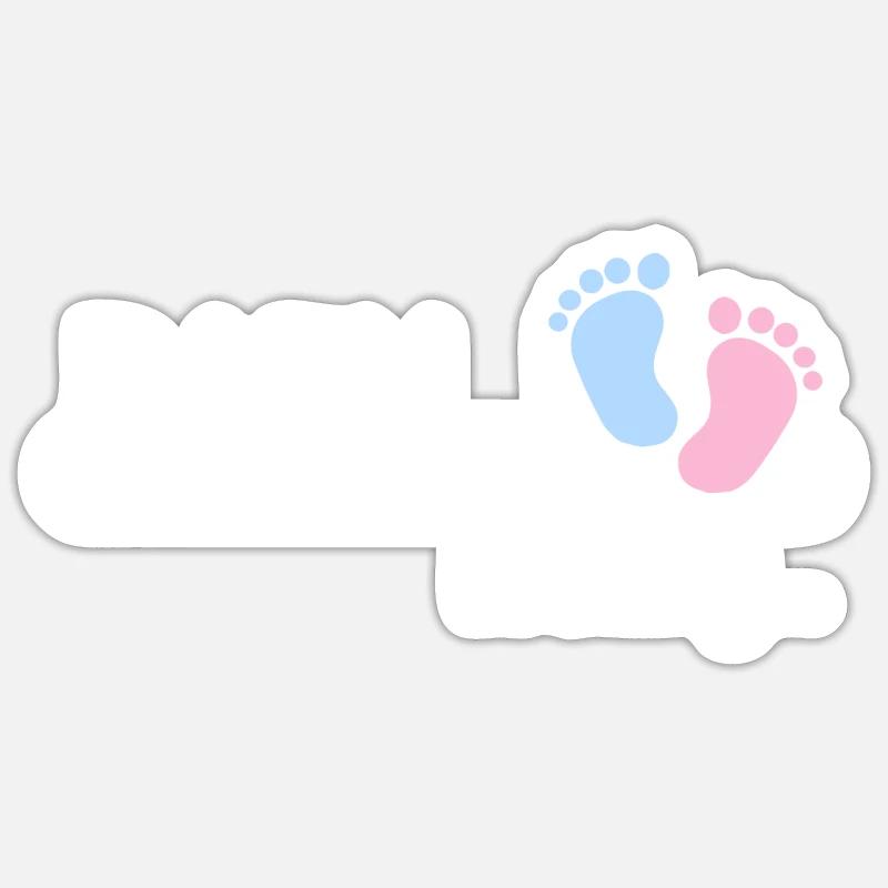Baby loading Mama Schwanger Mutter Mom Geschenk - Sticker Größe S (10 x 10 cm) - Mattweiß