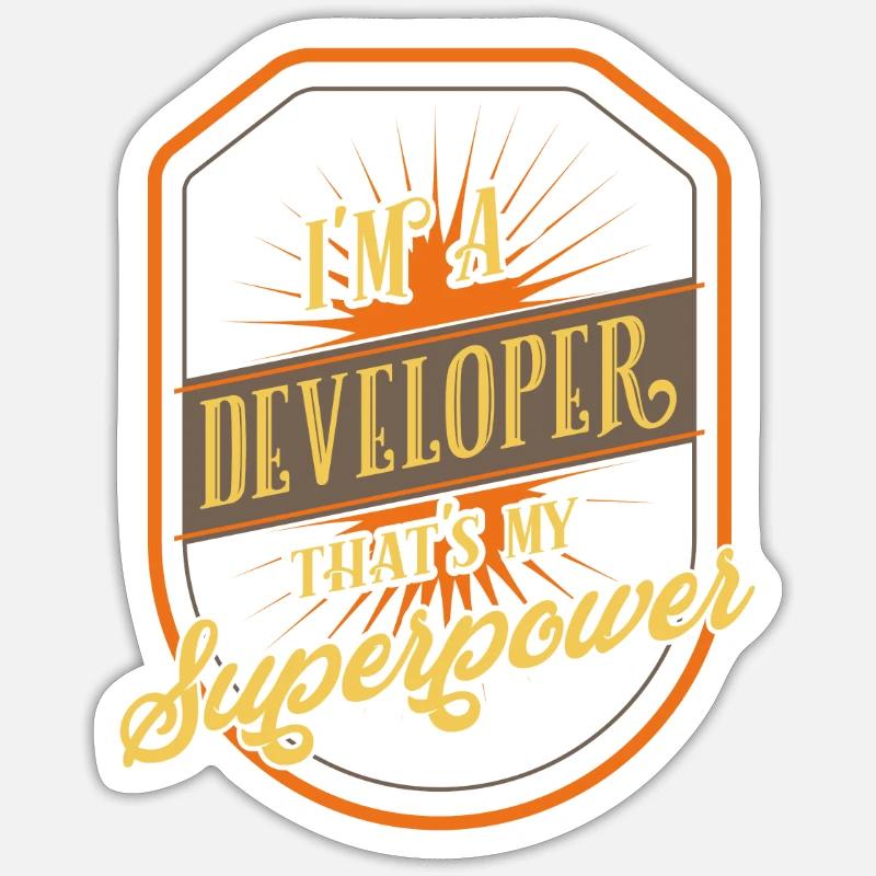 developer Sticker size S (10 x 10 cm)