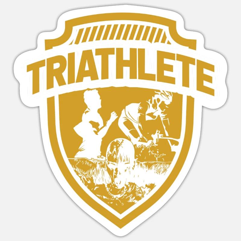 Triathlet Sticker Größe S (10 x 10 cm)