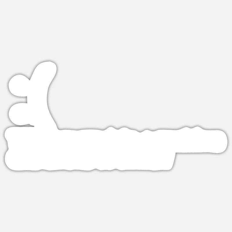 Écran bleu Sticker taille S (10 x 10 cm)