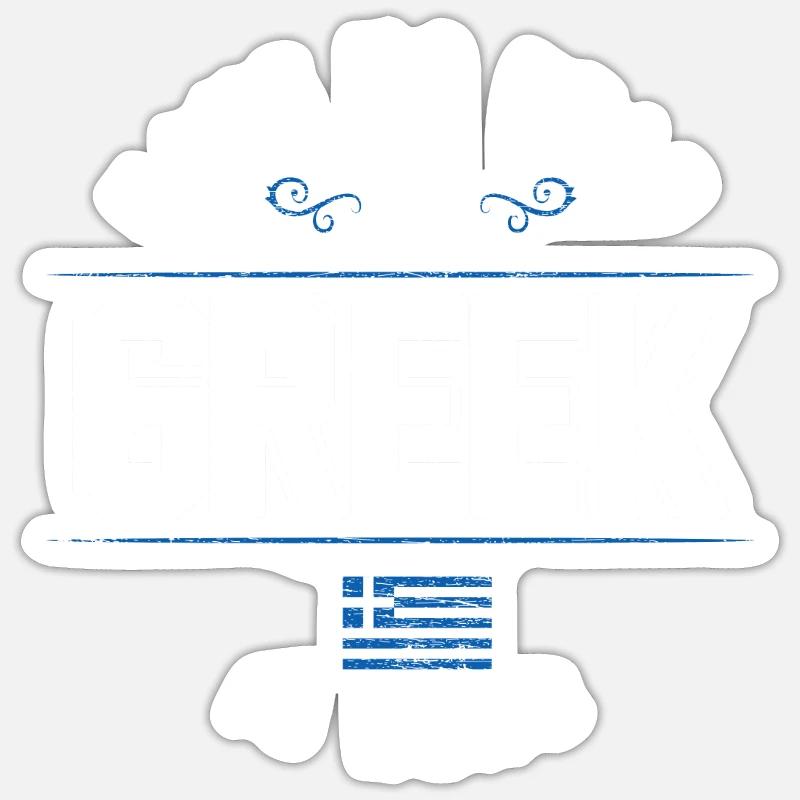 Greece - Sticker size S (10 x 10 cm) - white matte