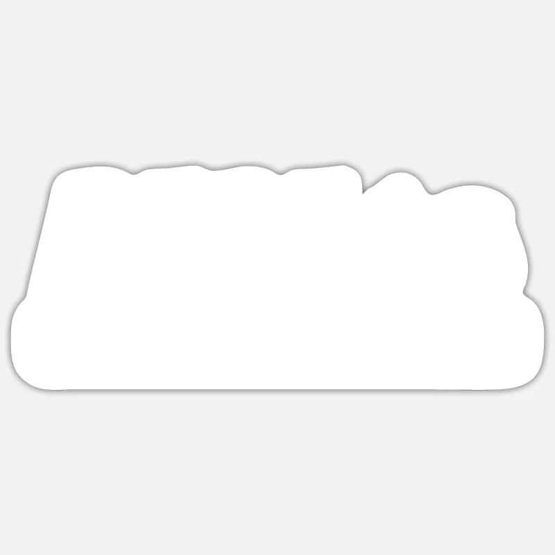 Cadeau de naissance - Sticker taille S (10 x 10 cm) - blanc mat