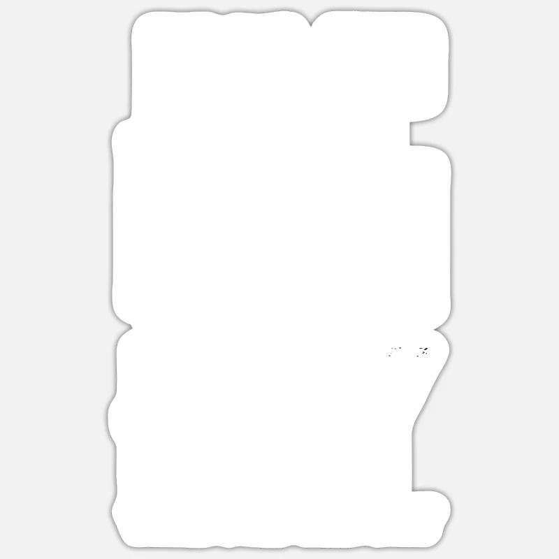 Jump Dive Fly - Sticker size S (10 x 10 cm) - white matte