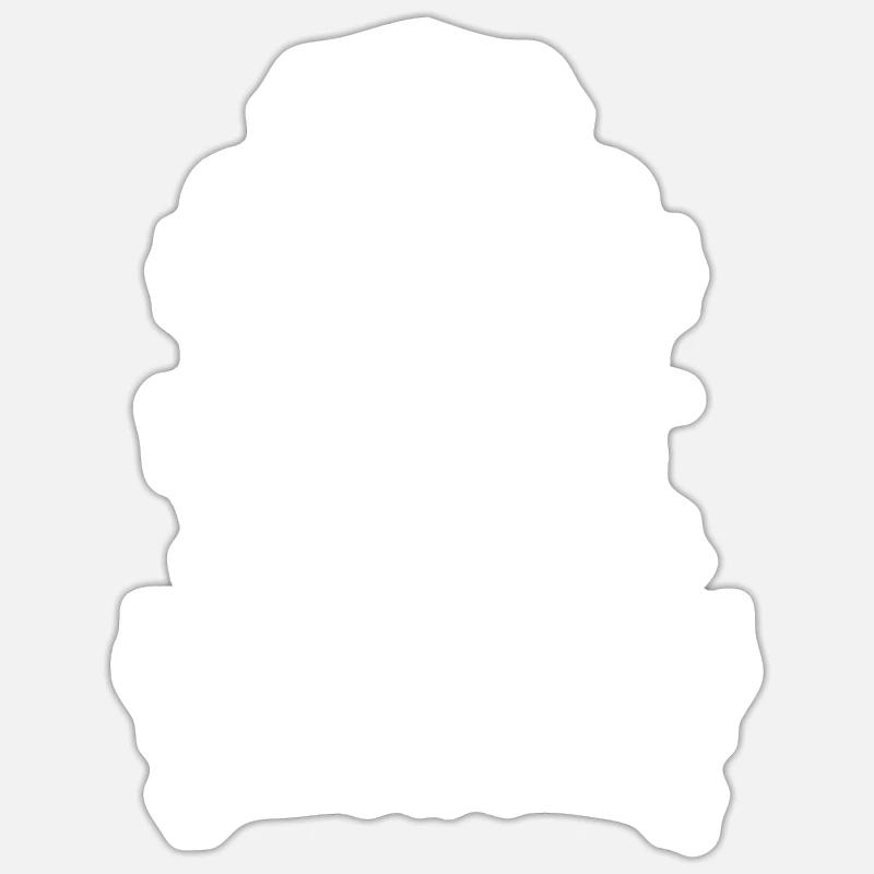 antisocial - Sticker size S (10 x 10 cm) - white matte