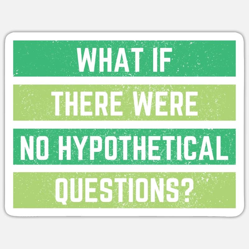 Philosophy Gift - Sticker size S (10 x 10 cm) - white matte