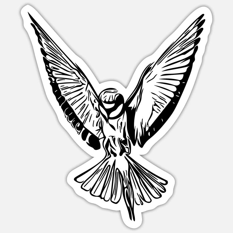 bird Sticker size S (10 x 10 cm)