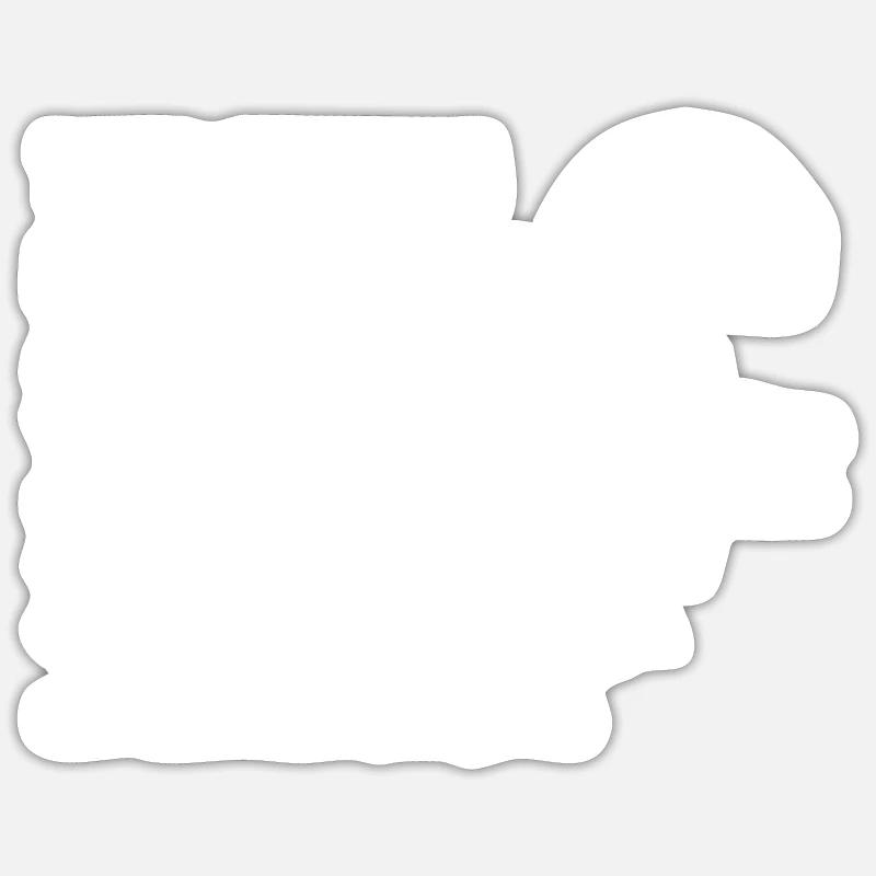 TECH SUPPORT - Sticker Größe S (10 x 10 cm) - Mattweiß