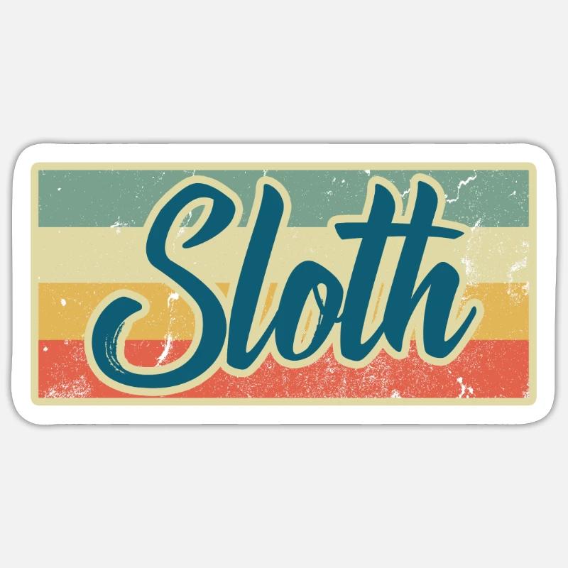 indolence - Sticker taille S (10 x 10 cm) - blanc mat