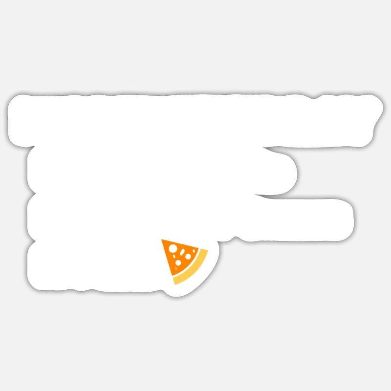 Perfekter Tag: Ausschlafen, Computerspiele, Pizza Sticker Größe S (10 x 10 cm)