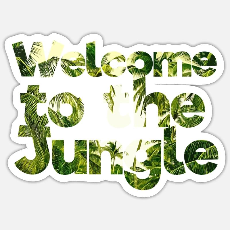 Jungle rainforest conservation amazon Sticker size S (10 x 10 cm)