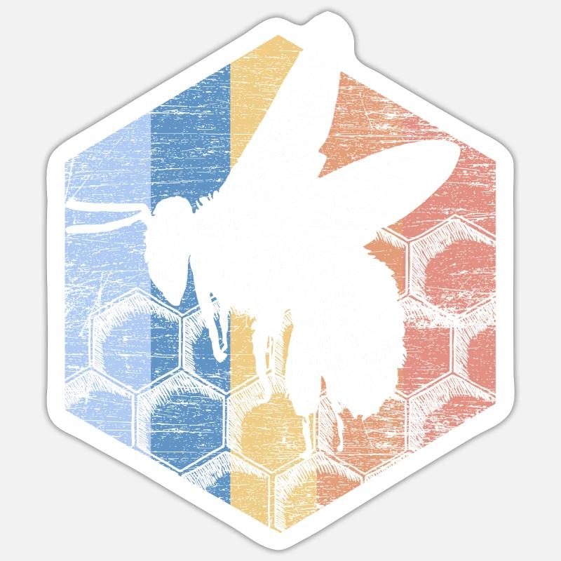 bee Sticker size S (10 x 10 cm)