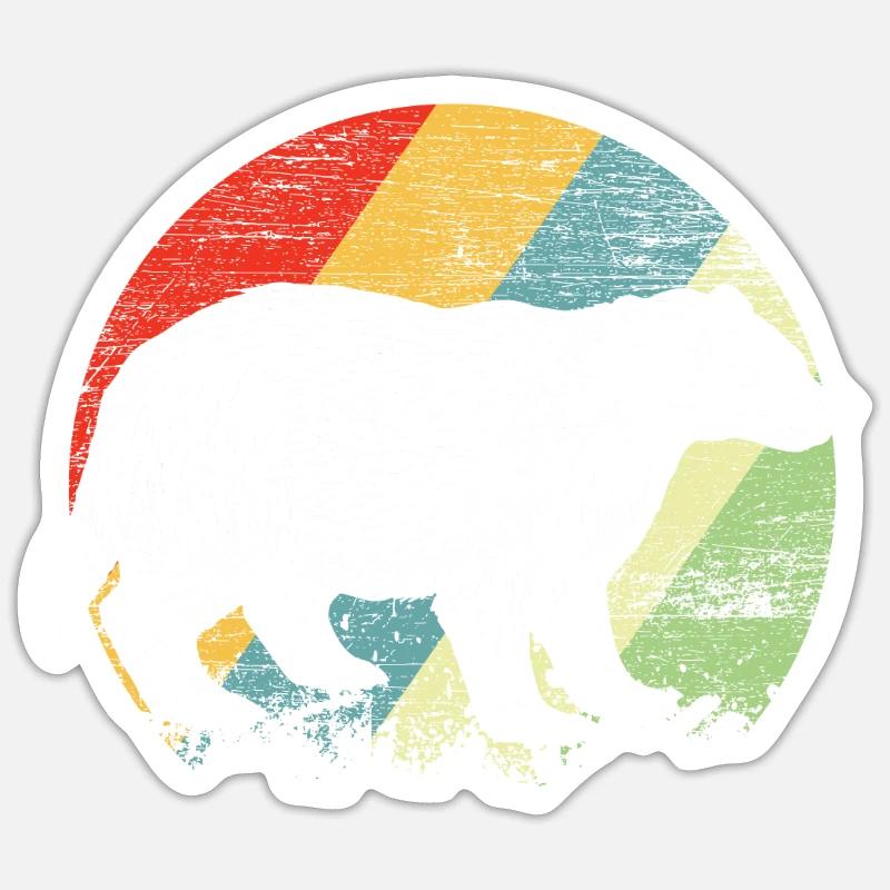 Badger - Sticker size S (10 x 10 cm) - white matte
