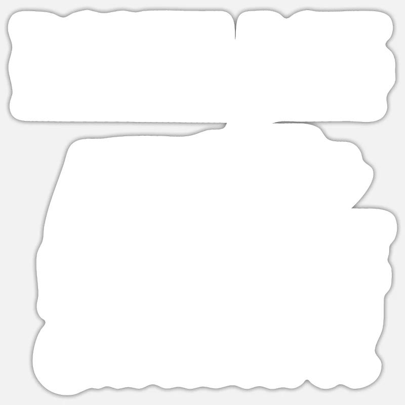Protéines végétaliennes - Sticker taille S (10 x 10 cm) - blanc mat