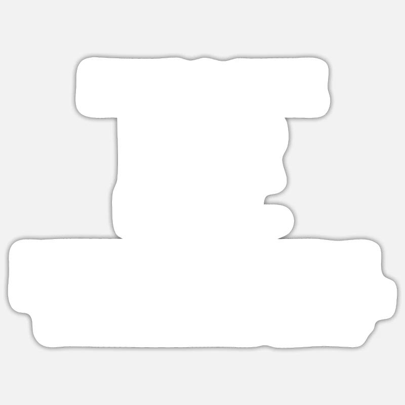 Day without beer? Impossible - gift Sticker size S (10 x 10 cm)