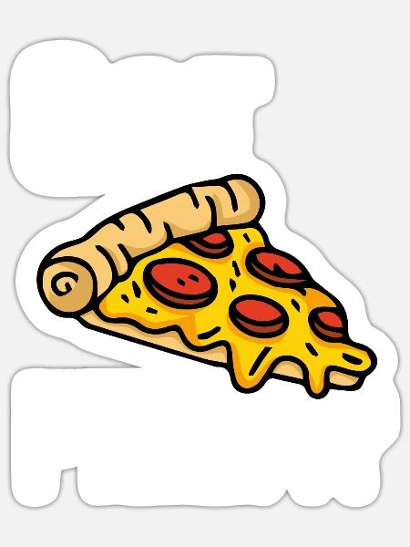 Got Pizza? W31 - Sticker Größe S (10 x 10 cm) - Mattweiß