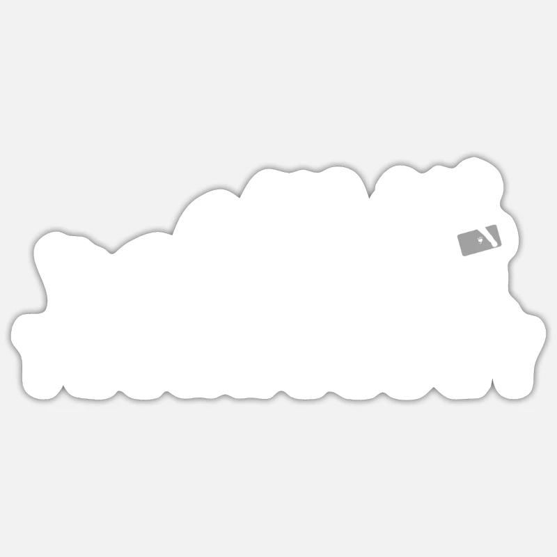 Evolution Technologie Pc Console Pc Cadeau - Sticker taille S (10 x 10 cm) - blanc mat