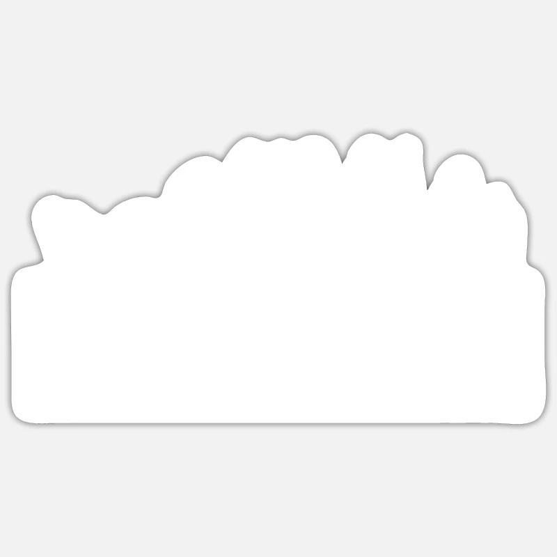 Evolution Computer Geschenk - Sticker taille S (10 x 10 cm) - blanc mat