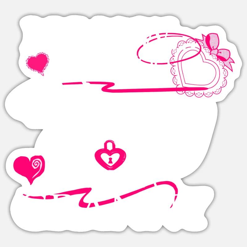 Großmutter jung geblieben Oma - Sticker Größe S (10 x 10 cm) - Mattweiß