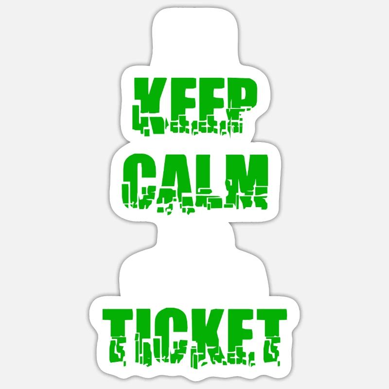 Ticket open HR manager technical support Sticker size S (10 x 10 cm)