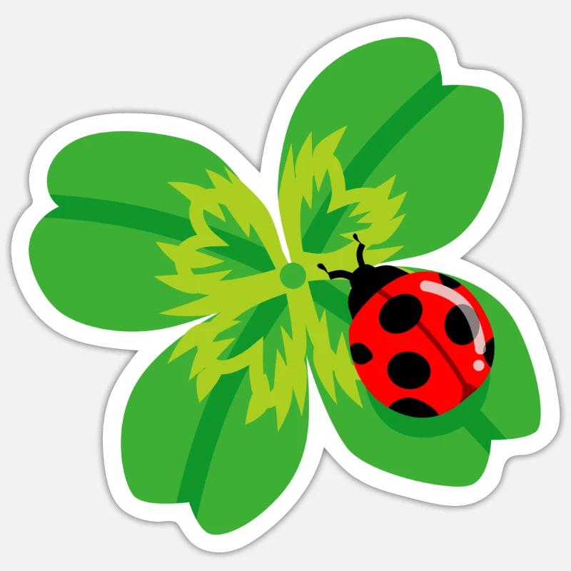 ladybug Sticker size S (10 x 10 cm)