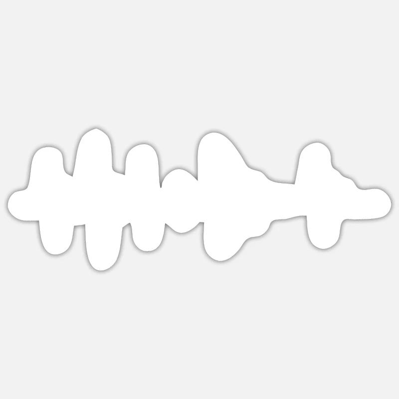 Pilot Flugzeug - Sticker Größe S (10 x 10 cm) - Mattweiß
