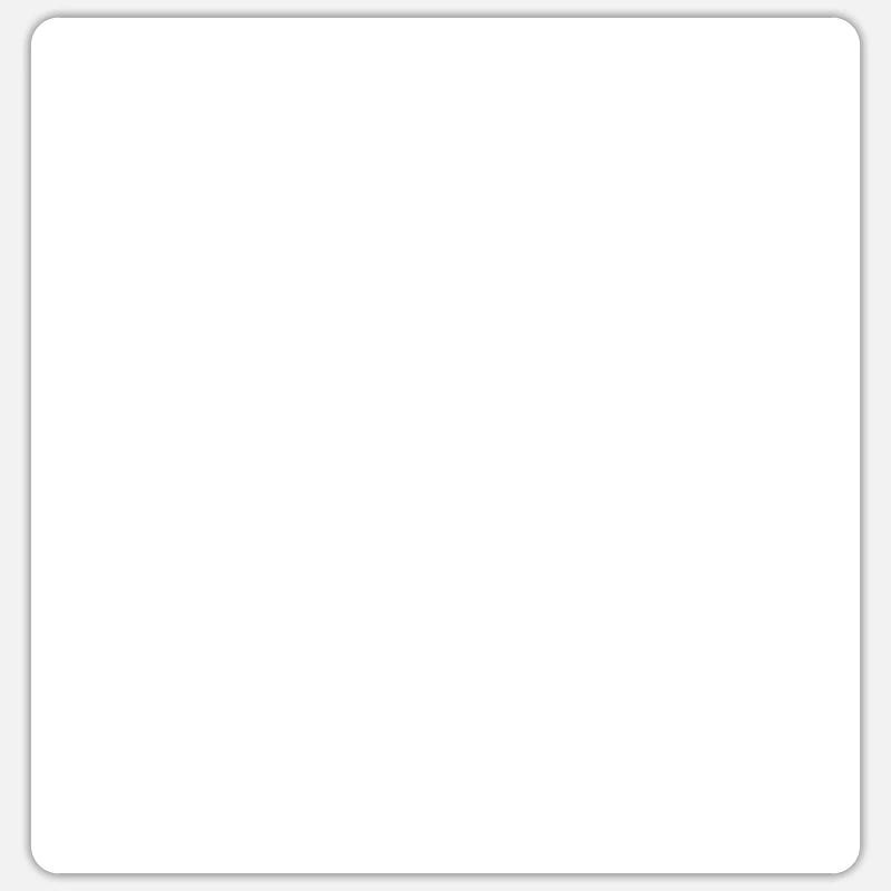 Cuire au four - Sticker taille S (10 x 10 cm) - blanc mat