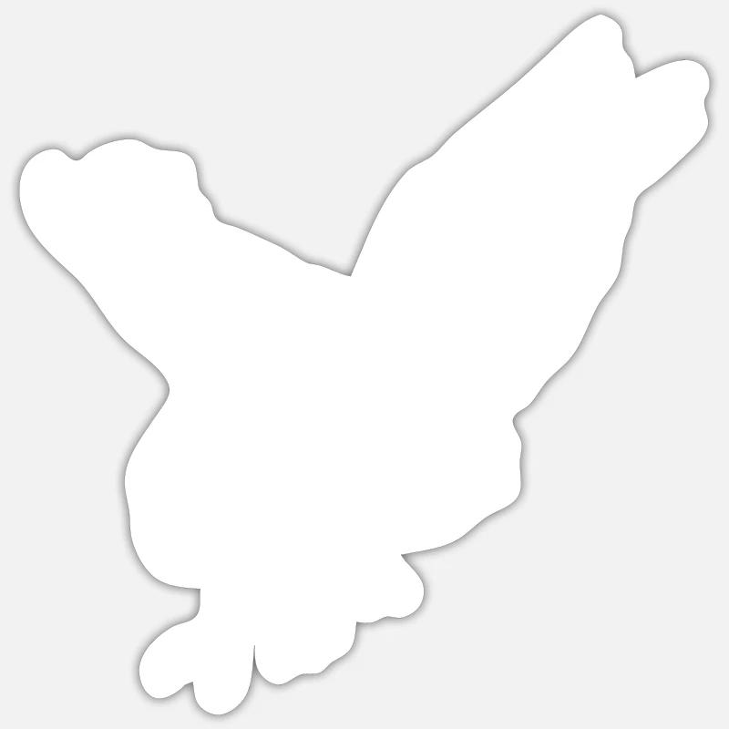 The white eagle Sticker size S (10 x 10 cm)