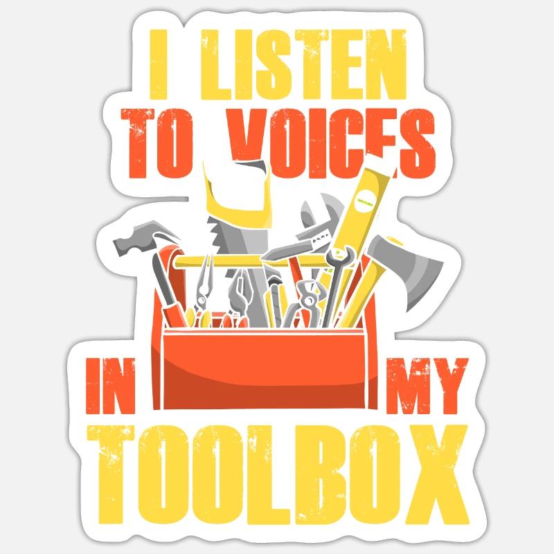 Outil de menu et de menu Sticker taille S (10 x 10 cm)