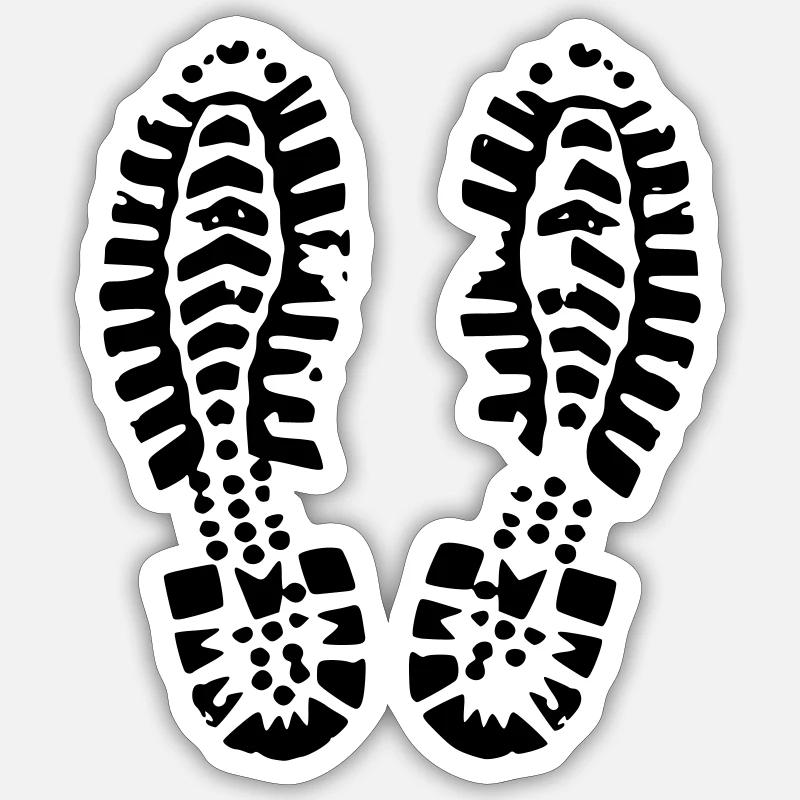 Chaussures Sticker taille S (10 x 10 cm)