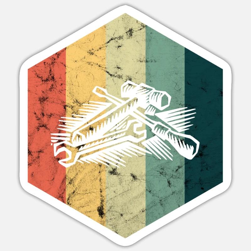 tool - Sticker size S (10 x 10 cm) - white matte