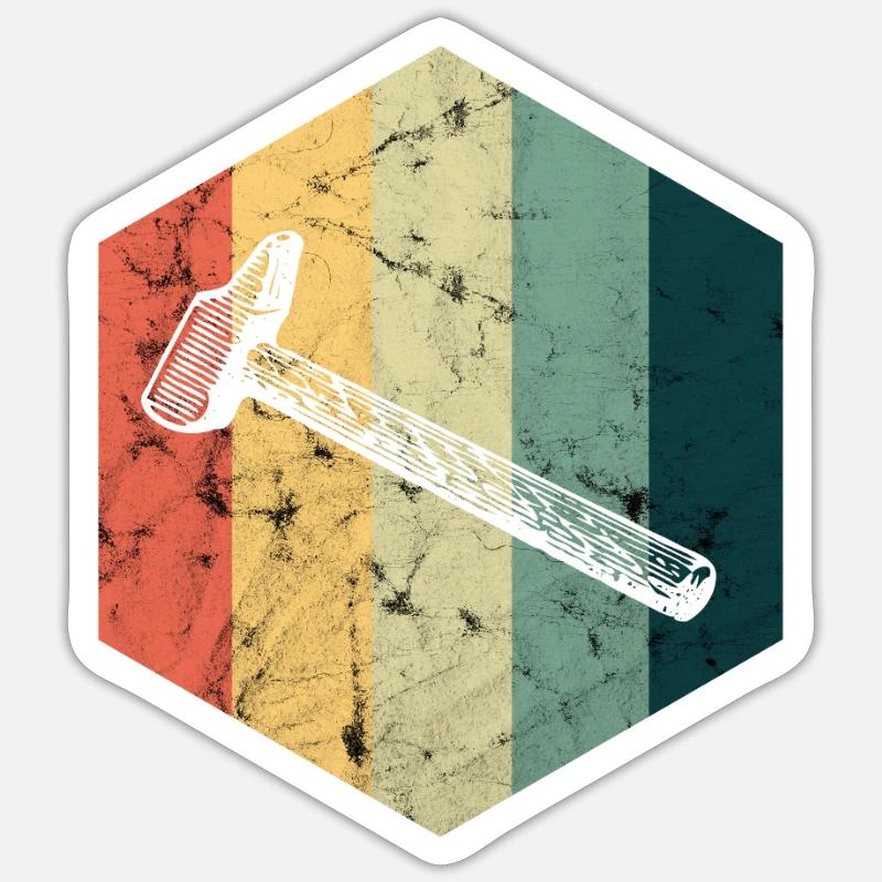Handwerker - Sticker Größe S (10 x 10 cm) - Mattweiß