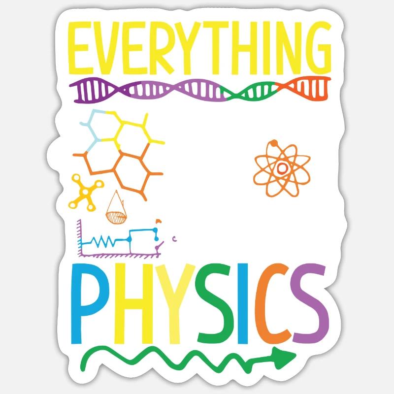 Reason is usually Physics Sticker taille S (10 x 10 cm)