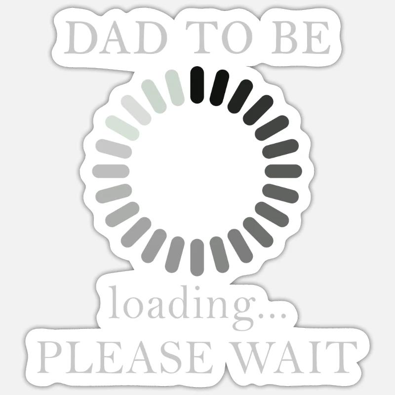 Dad-to-Be Loading ... Sticker size S (10 x 10 cm)